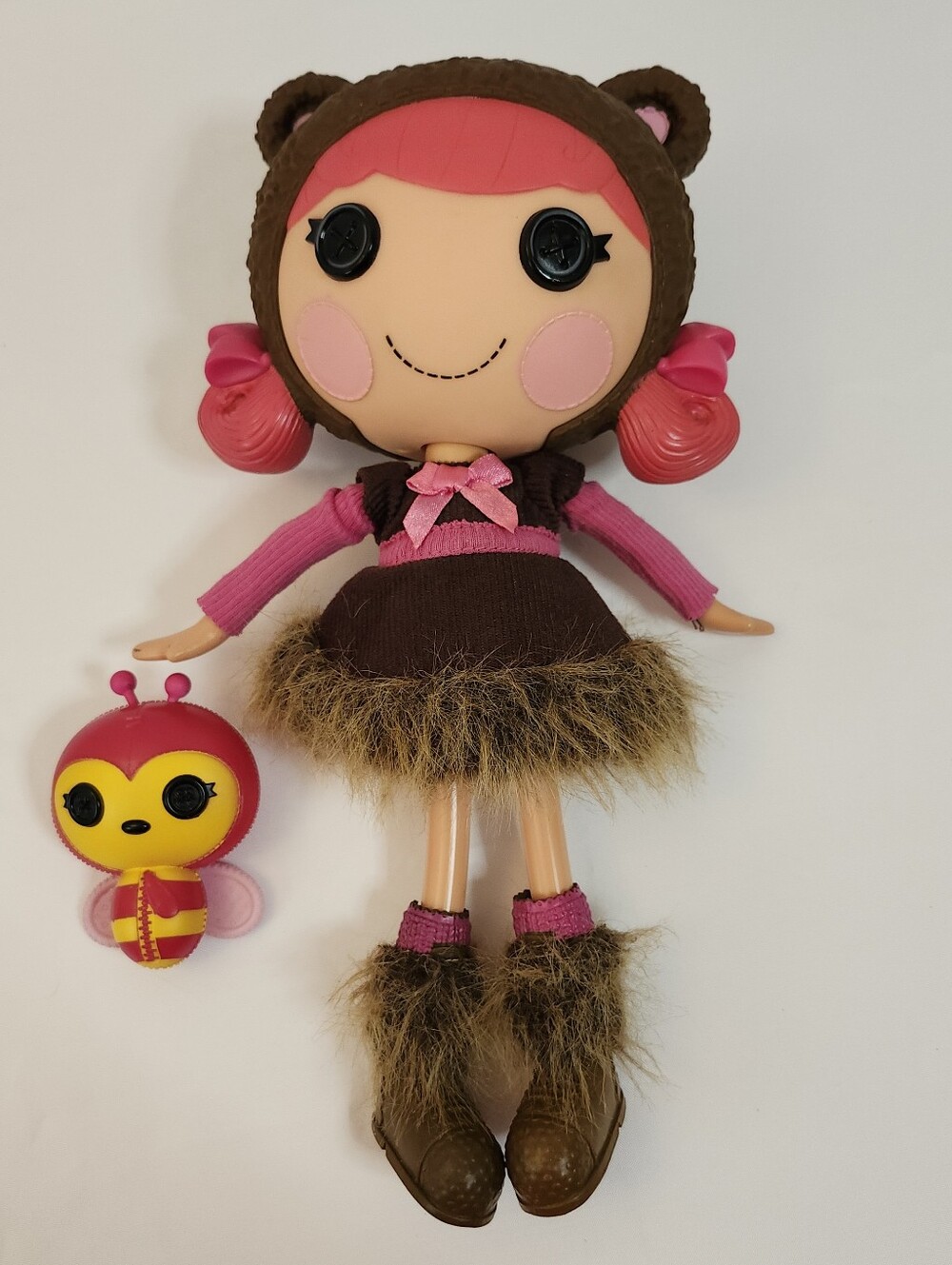 Lalaloopsy Teddy Bear Honey Pots MGA 12” Doll w/pet Bee HTF RARE RETIRED